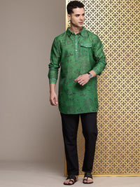 House of Pataudi Animal Graphic Printed Jashn Kurta