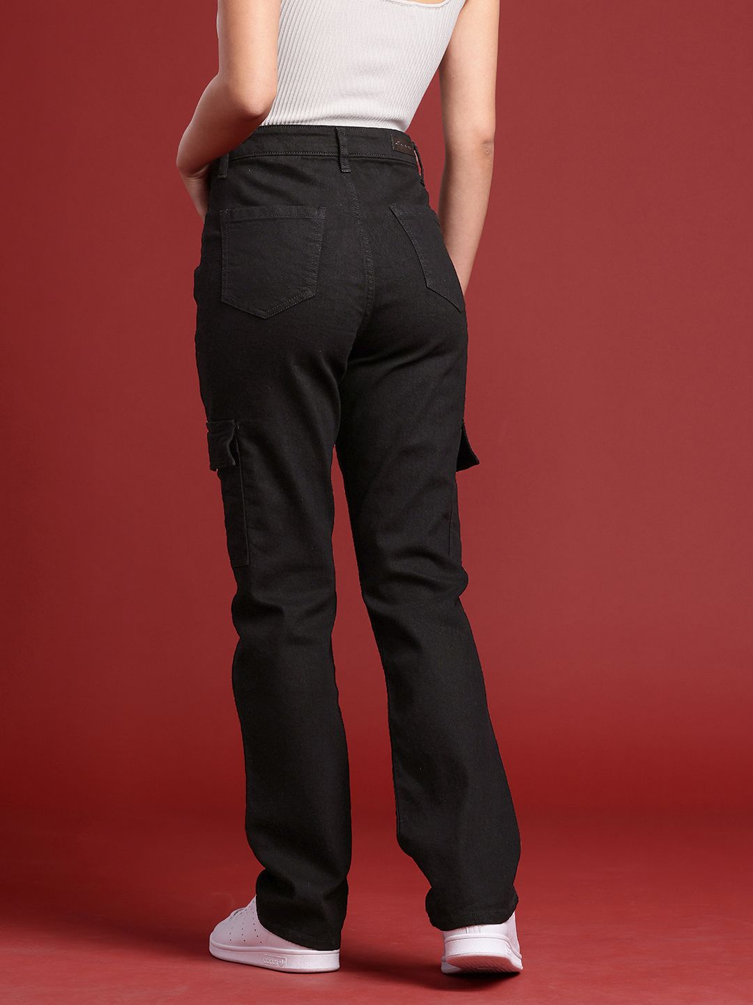 all about you Women Straight Fit Cargo Jeans