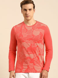 Being Human Abstract Printed Pure Cotton T-shirt