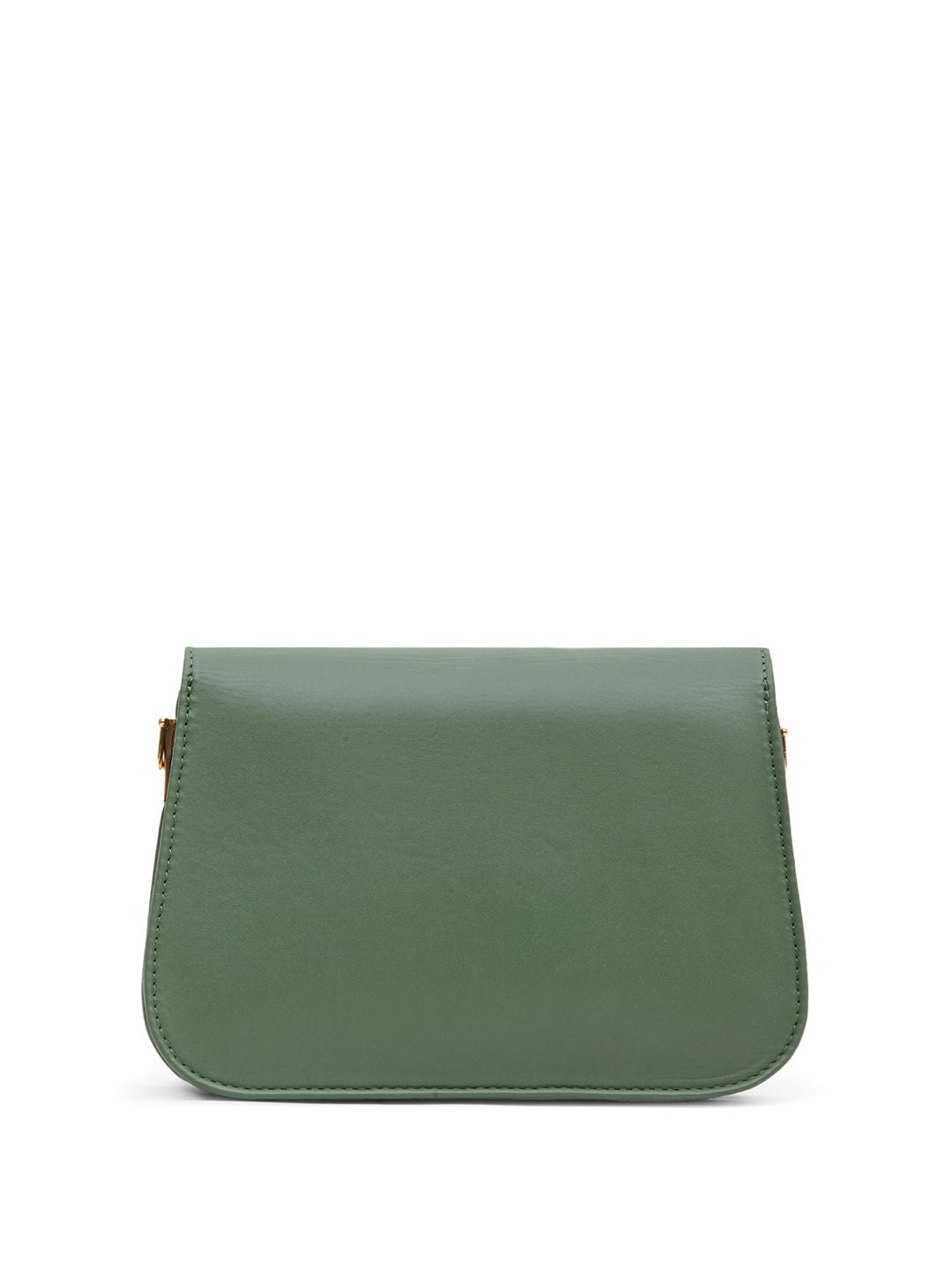 Berrylush Green Structured Sling Bag