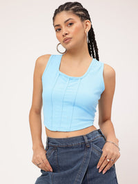 DressBerry It Girl Essential Ribbed Corset Top