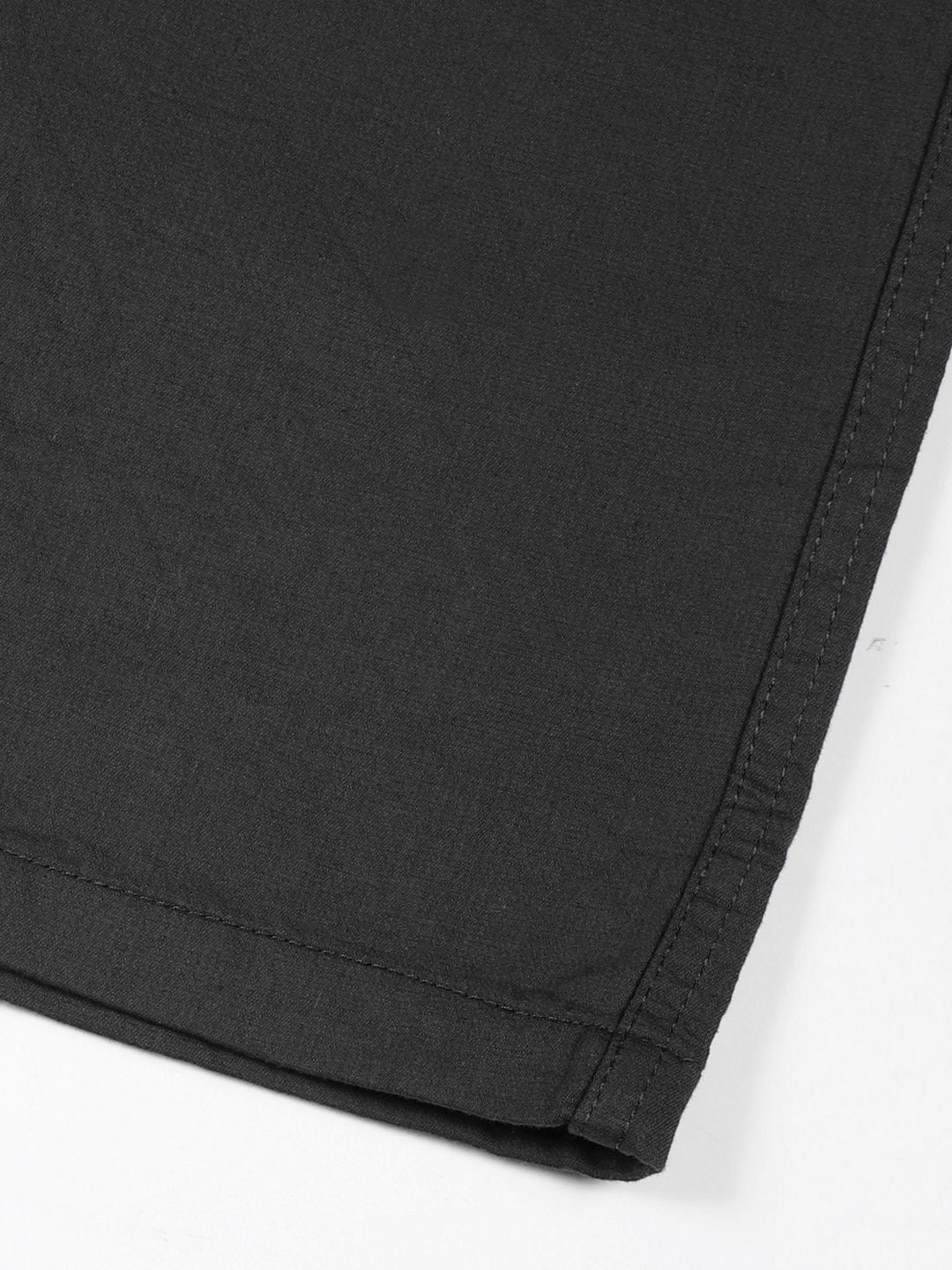 Thomas Scott Men Cotton Mid-Rise Smart Cargos Trousers