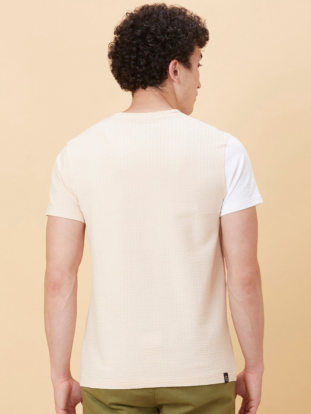 Being Human Colourblocked Round Neck T-shirt