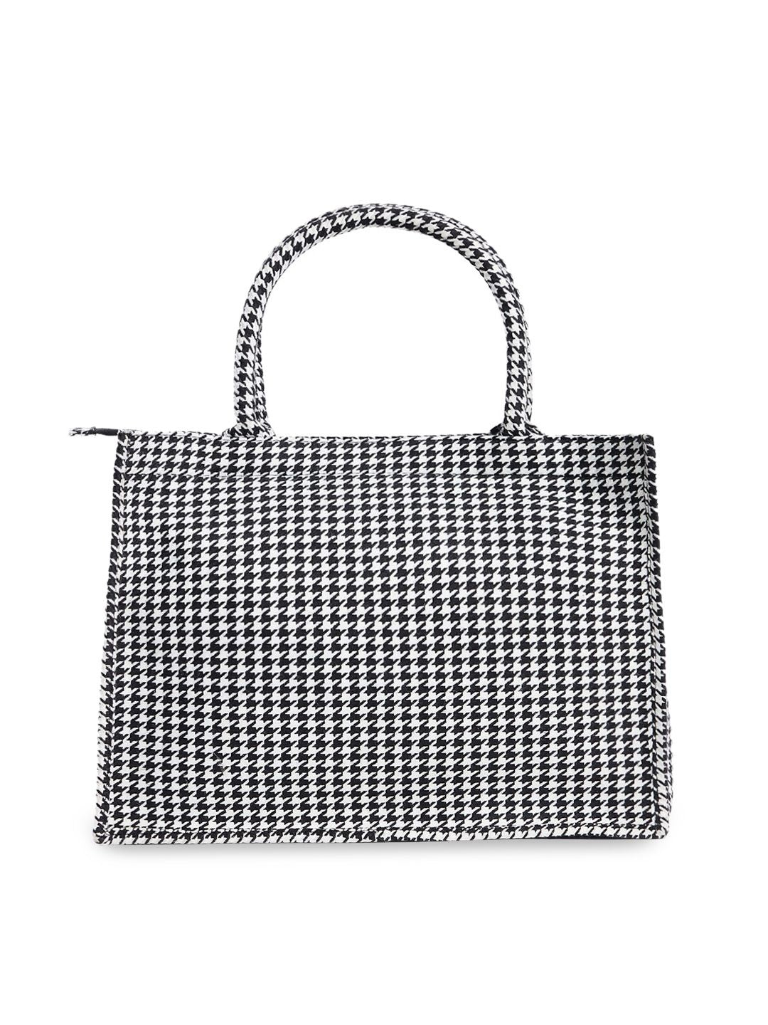 Berrylush Checked Tote Bag Handbags