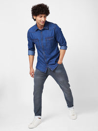 SPYKAR Men Slim Fit Cotton Casual Shirt