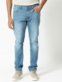 RARE RABBIT Men Night Hawk Slim Fit Mid-Rise Stretchable Jeans