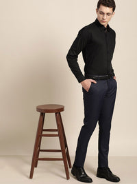 Hancock Relaxed Spread Collar Cotton Formal Shirt
