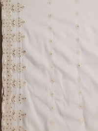 Libas Ethnic Motifs Embroidered Thread Work Pure Cotton Kurta With Sharara & Dupatta