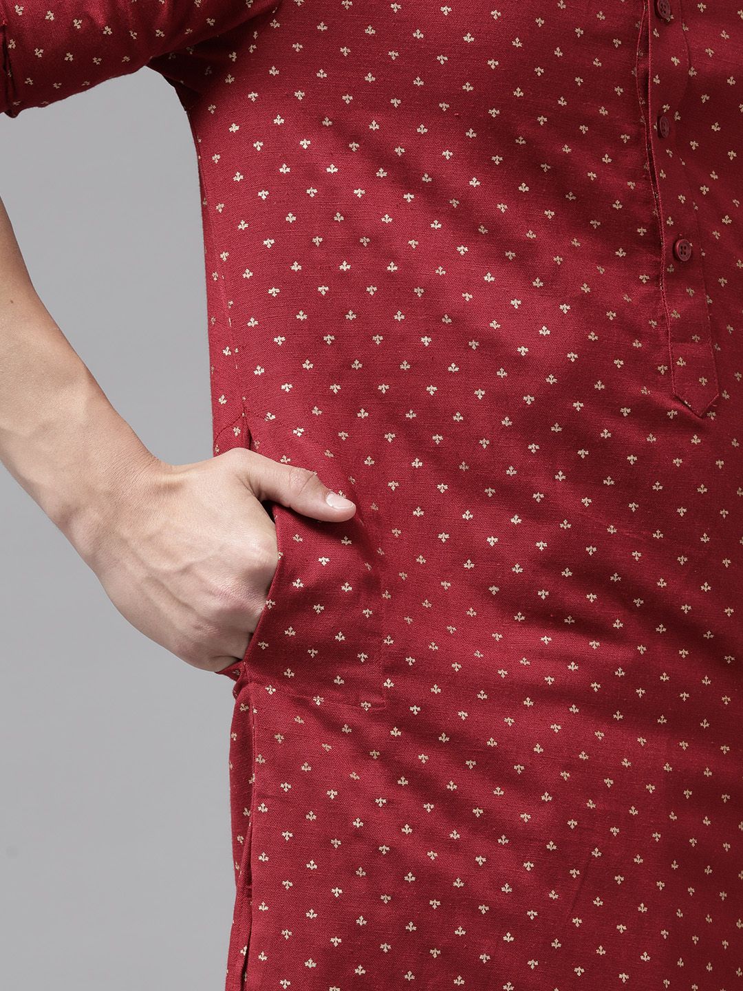 See Designs Ethnic Motifs Printed Regular Pure Cotton Kurta with Pyjamas