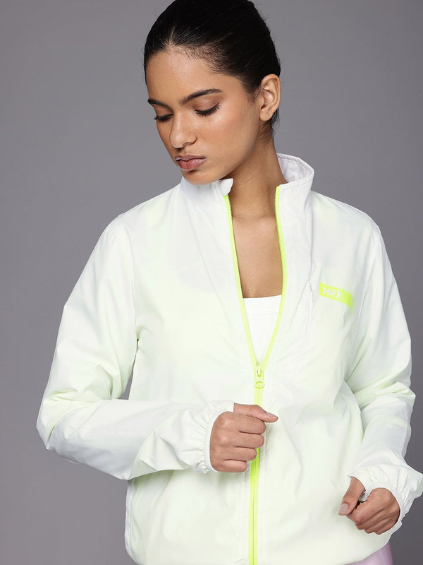 HRX by Hrithik Roshan Rapid-Dry Antimicrobial Finish Running Sporty Jacket