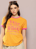 Dillinger Womens Short Sleeve Boxy Regular Printed Tshirt
