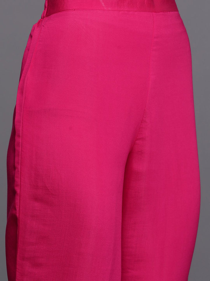 Indo Era Ethnic Motifs Embroidered Panelled Gotta Patti Kurta with Trousers & With Dupatta