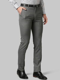 Raymond Men Grey Slim Fit Trousers
