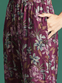 DressBerry Floral Printed Tunic With Trousers Co-Ords