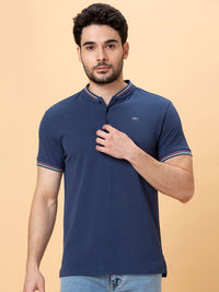 Being Human Henley Neck Casual T-shirt
