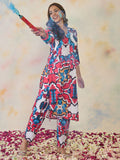 Indo Era Women Printed Regular Kurta with Trousers