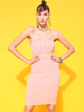 STREET 9 Pink Sheath Dress