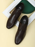 Red Chief Men Brown Leather Formal Shoes