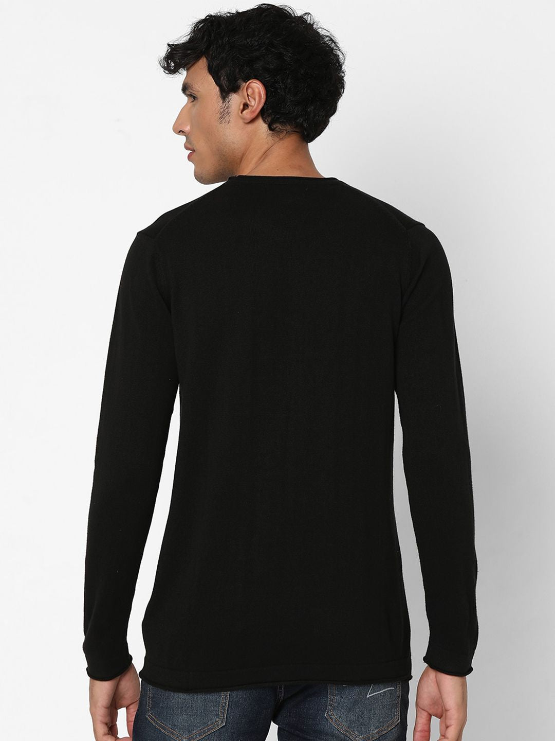 SPYKAR Round Neck Cotton Pullover