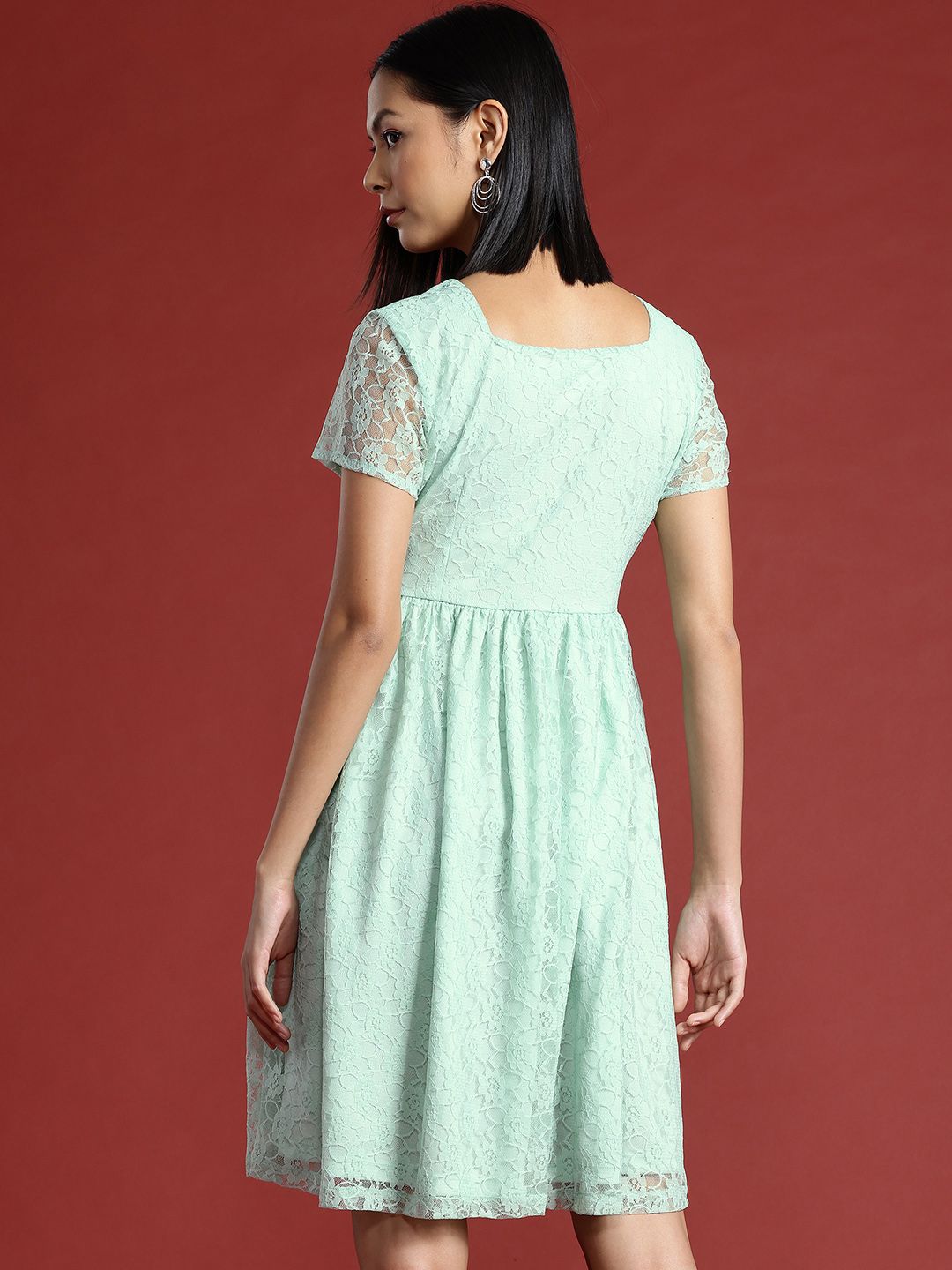 all about you Lace A-Line Dress