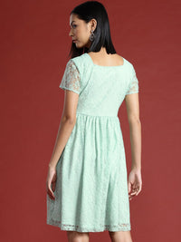 all about you Lace A-Line Dress