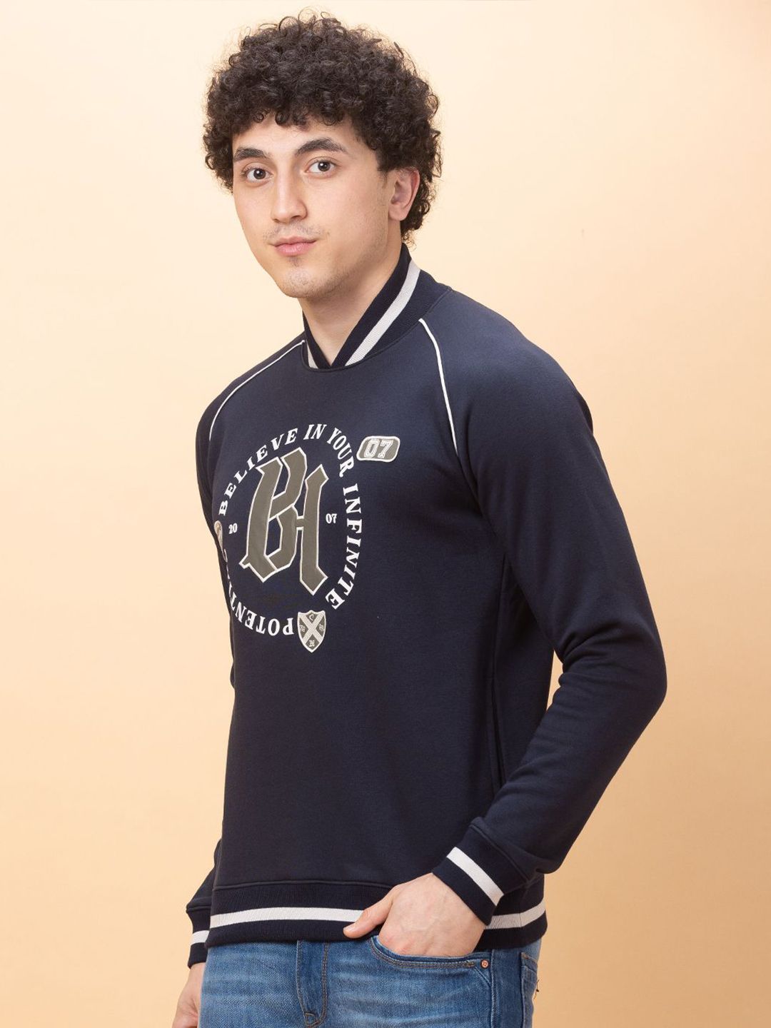 Being Human Men Printed Sweatshirt