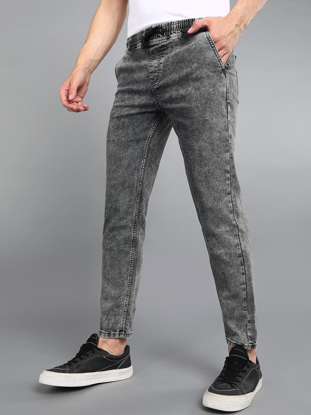 Urbano Fashion Men Heavy Fade Stretchable Jeans