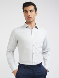 Raymond Pure Cotton Slim Fit Opaque Formal Shirt