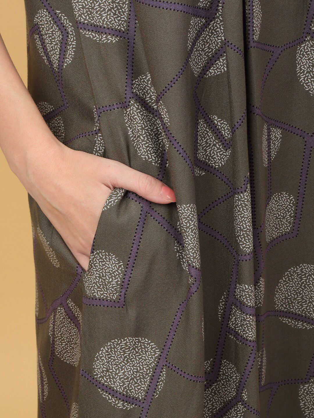 Sweet Dreams Printed Maxi pure cotton Nightdress