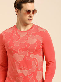 Being Human Abstract Printed Pure Cotton T-shirt