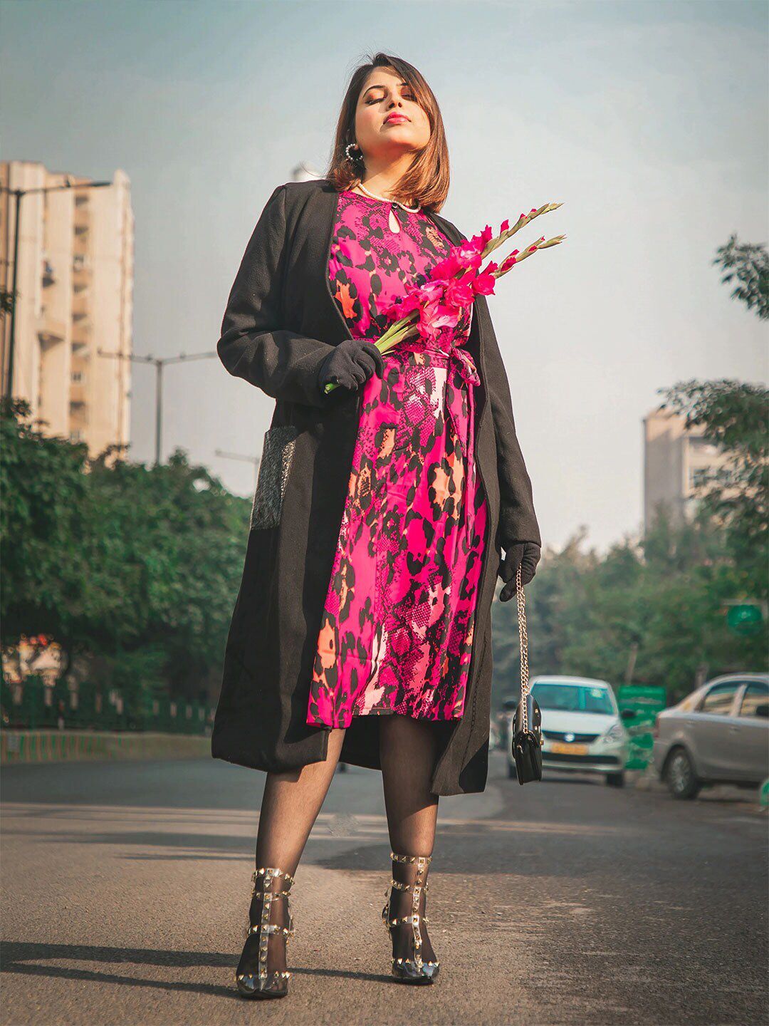 SASSAFRAS Women Black Ribbed Longline Open Front Shrug