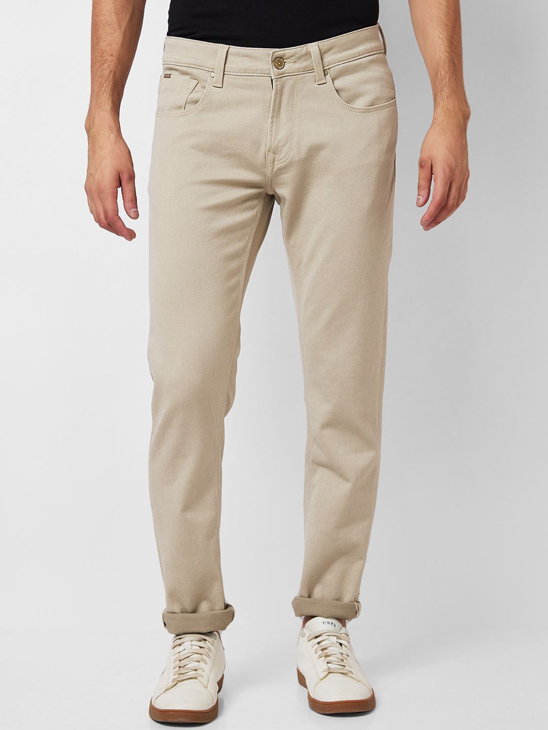 SPYKAR Men Skinny Fit Low Rise Clean Look Stretchable Jeans