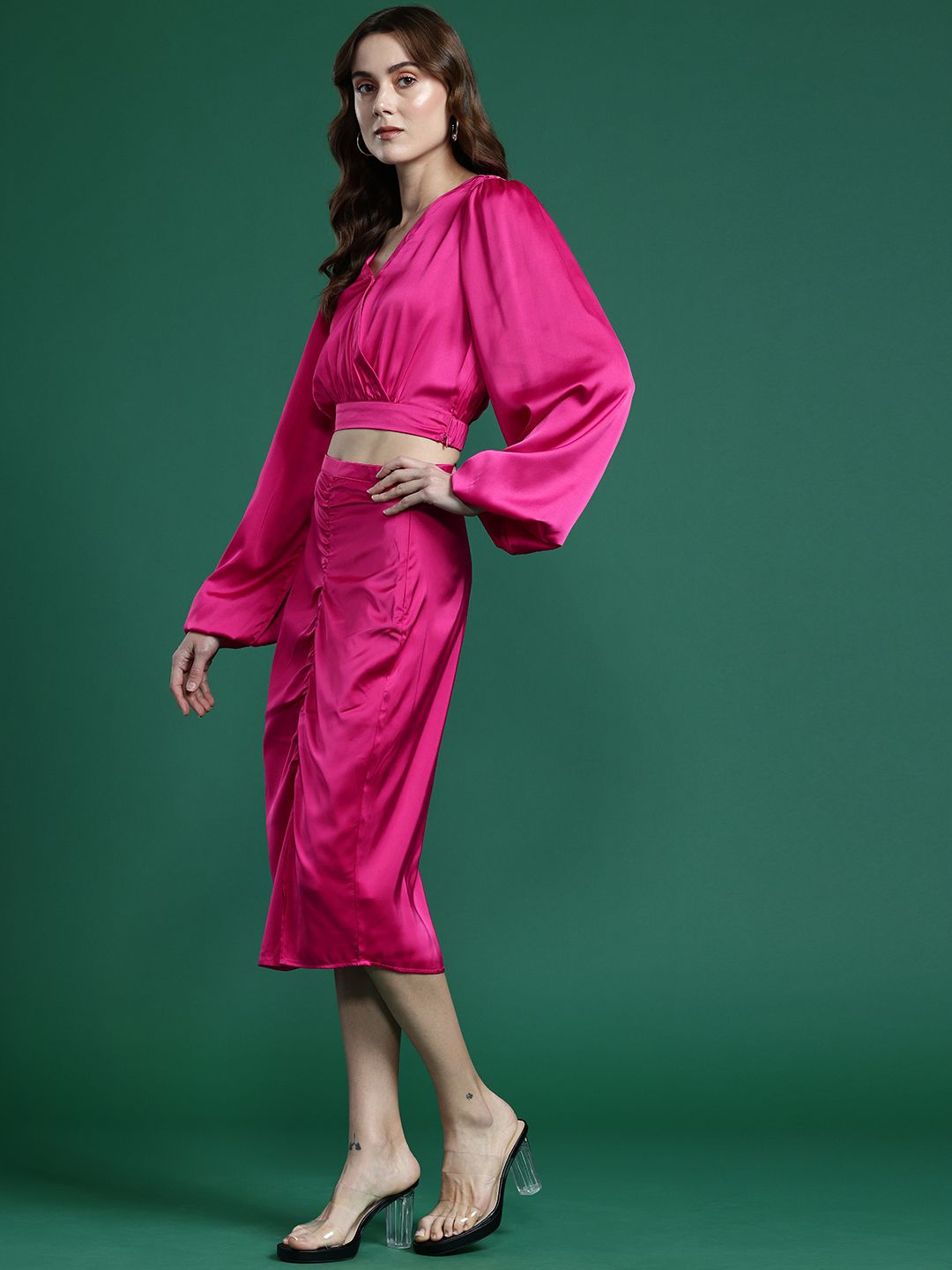 DressBerry Satin Finish Co-Ords