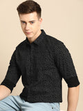 Being Human Slim Fit Floral Printed Pure Cotton Casual Shirt