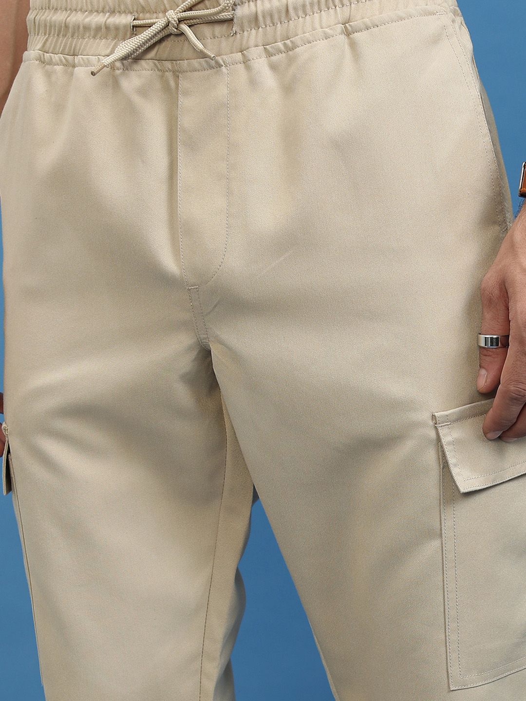 HIGHLANDER Men Casual Cargo Jogger Trousers