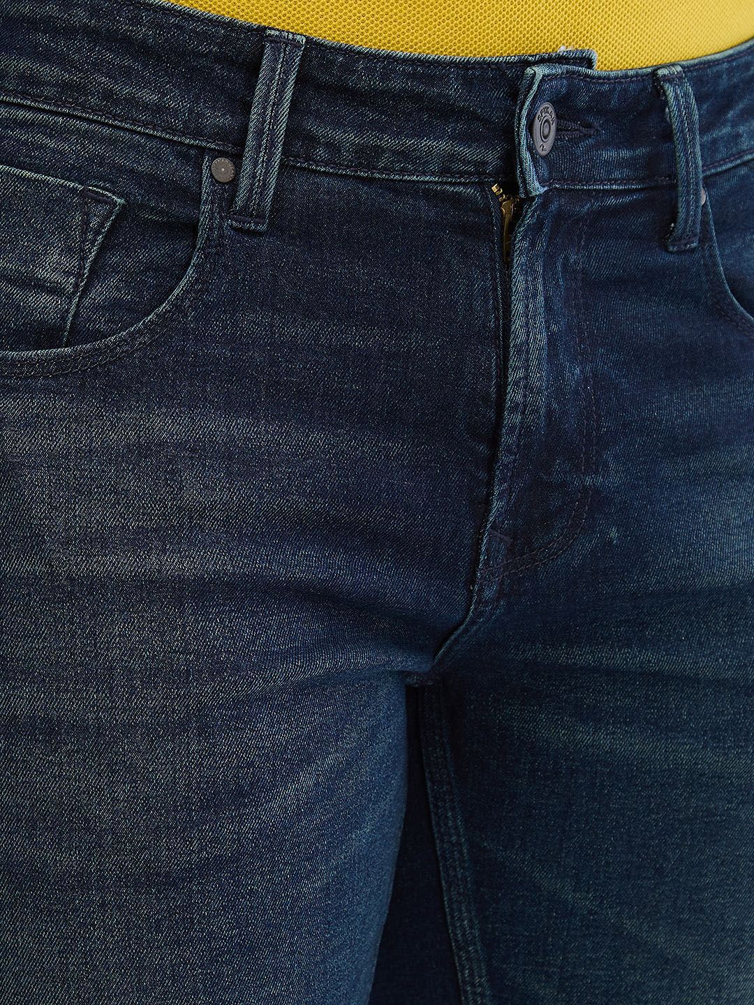 SPYKAR Men Slim Fit Low-Rise Light Fade Clean Look Stretchable Jeans