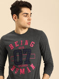 Being Human Clothing Men Brand Logo Printed T-shirt