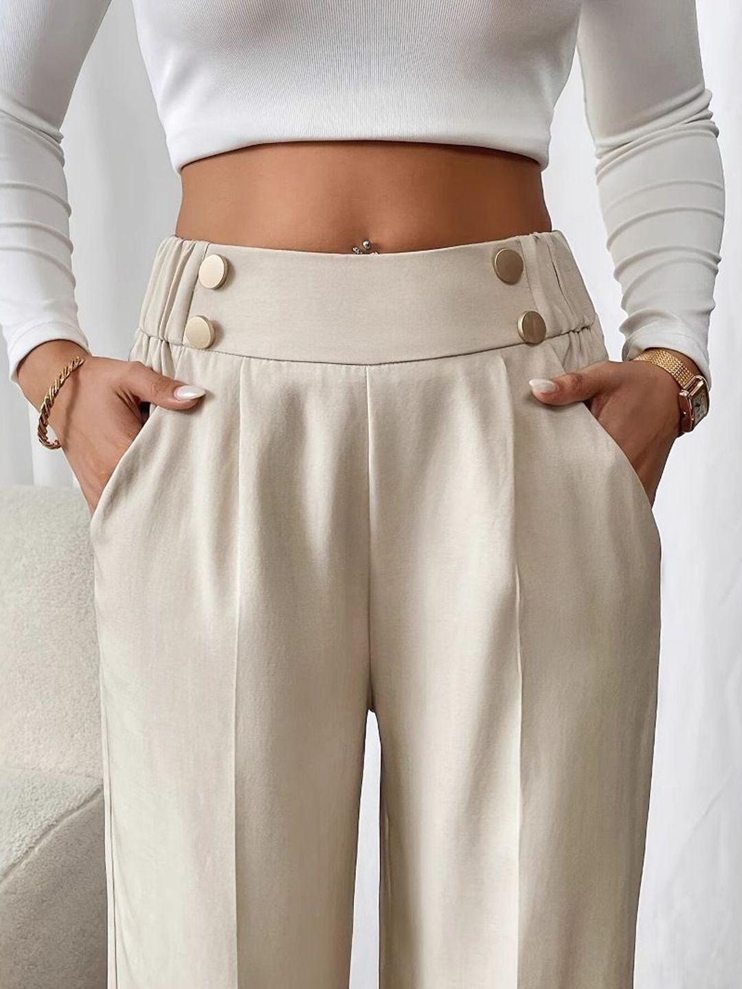 all about you Women Loose Fit Trousers