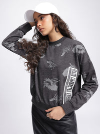 DressBerry Urban Knitwear Printed Sweatshirt