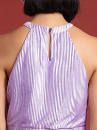 all about you Accordion Pleated A-Line Midi Dress