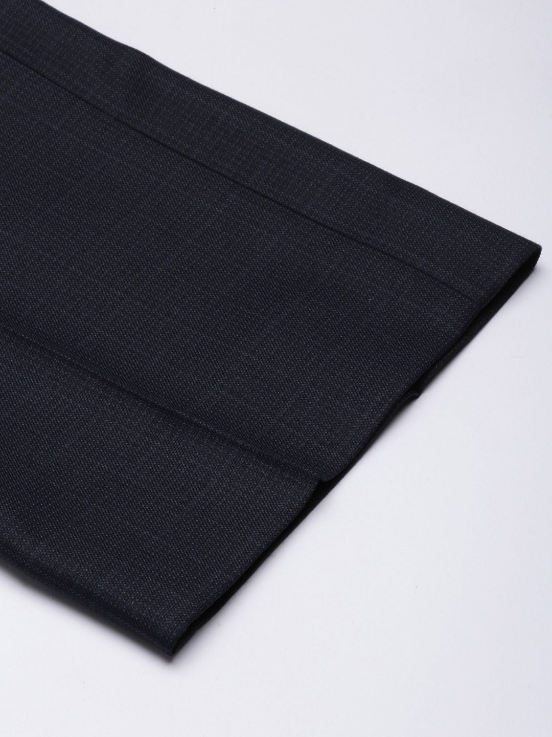 Park Avenue Men Textured Smart Slim Fit Formal Trousers