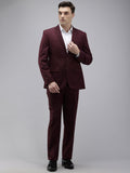 Park Avenue Self Design Single Breasted 2 Piece Party Suits