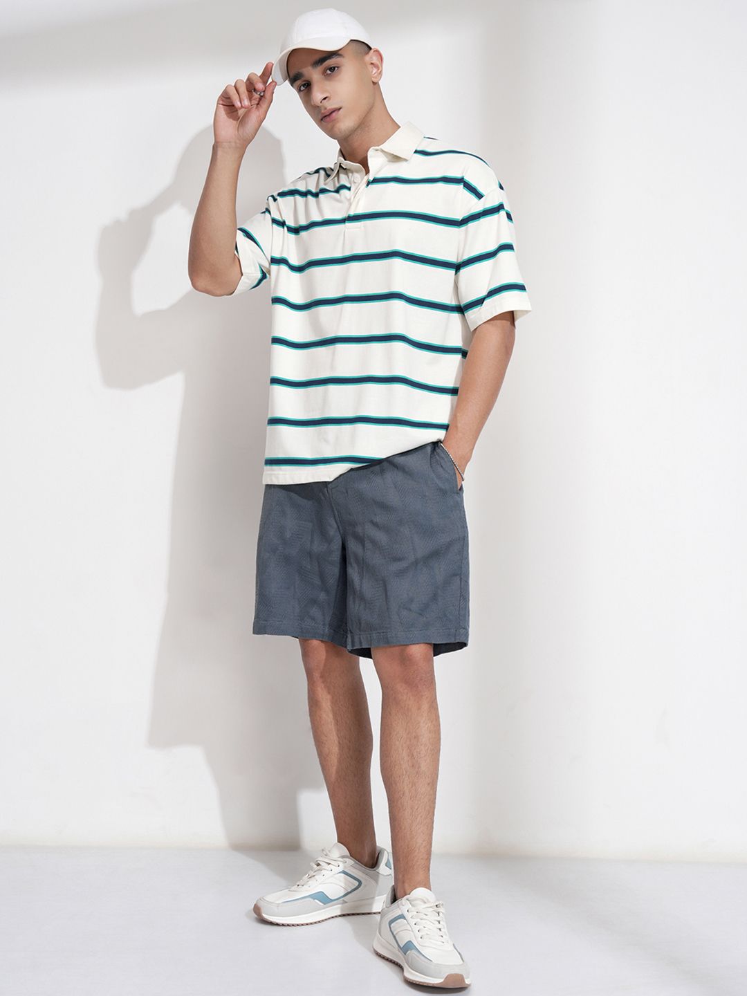 HIGHLANDER Men Cotton Relaxed Fit Shorts