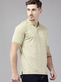 Park Avenue Printed Polo Collar T-shirt