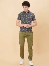 Being Human Conversational Printed Polo Collar Pure Cotton T-shirt