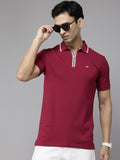 Park Avenue Men Polo Collar Slim Fit T-shirt