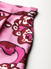 DressBerry Women Floral Printed Flared Trousers