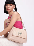 DressBerry Textured Structured Shoulder Bag
