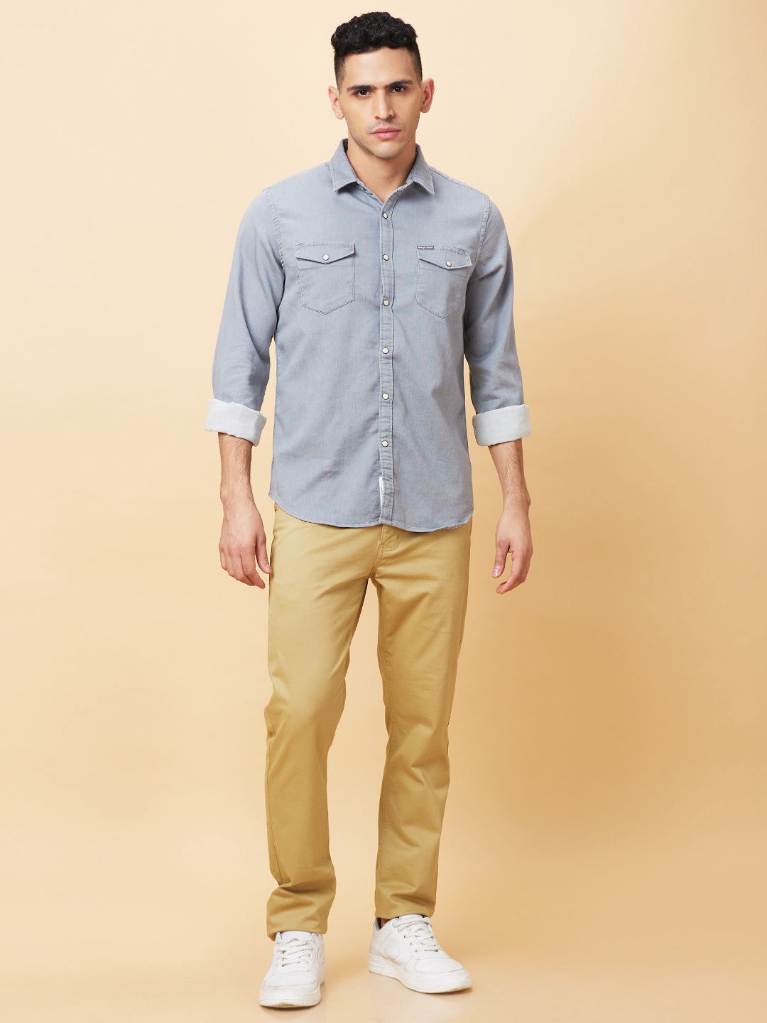 Being Human Men Slim Fit Opaque Casual Shirt