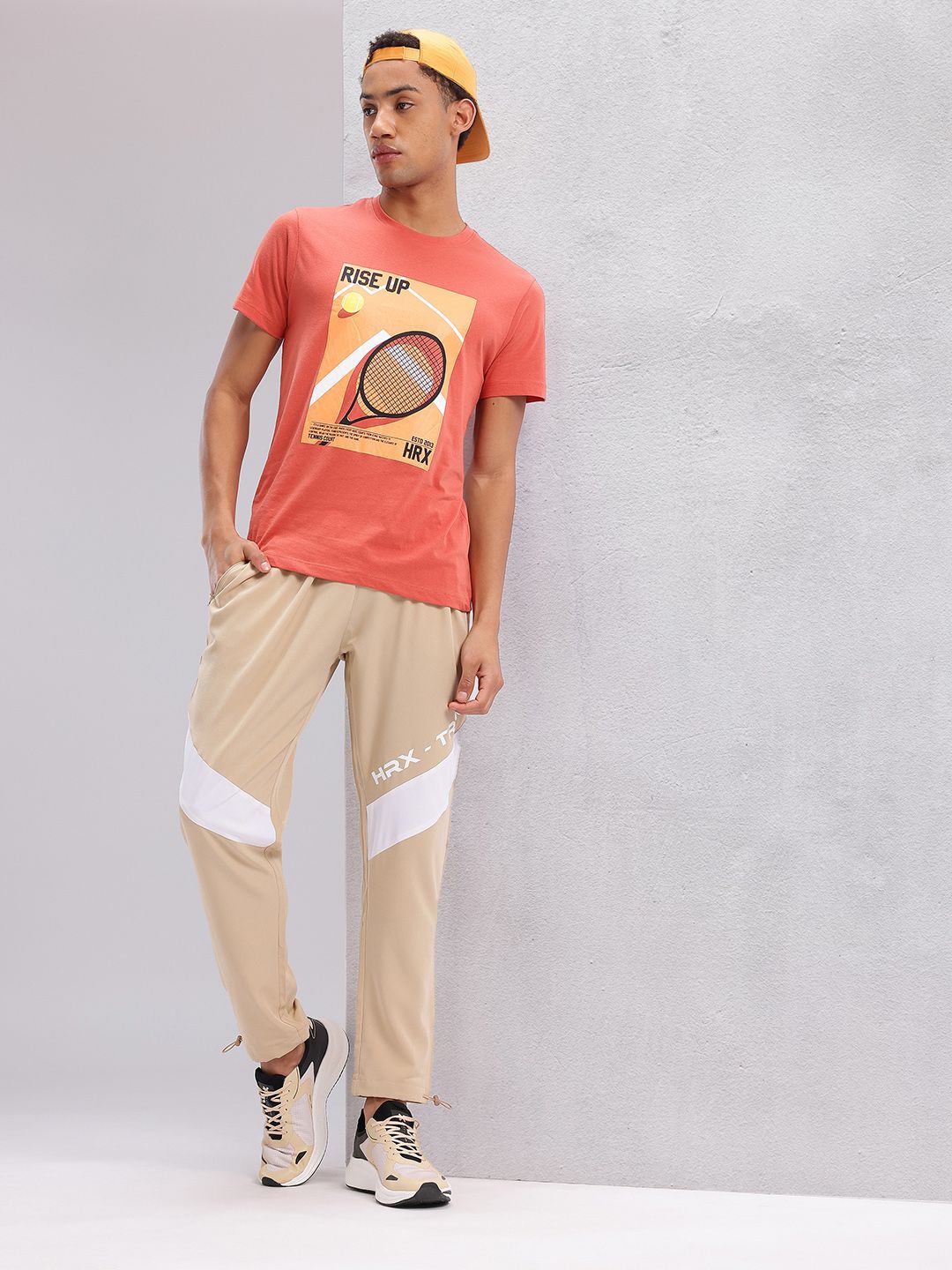 HRX by Hrithik Roshan Graphic Print Round-Neck Lifestyle T-shirt